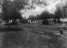 Breaking camp, 1893. Creator: William Cruikshank.