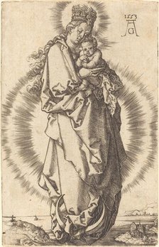 The Virgin with the Child on the Crescent, 1553. Creator: Heinrich Aldegrever.