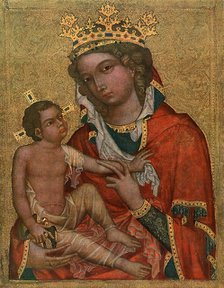 'Madonna of Veveri', c1350 (1955).Artist: Master of the Vyssi Brod Altar