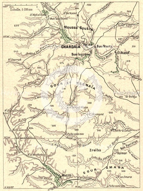 ''Le bas Sahara-Les Oasis, Mzab; Afrique du nord', 1914. Creator: Unknown.