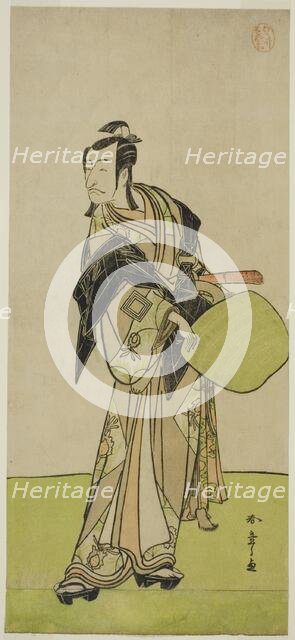 The Actor Ichikawa Danjuro V as Kakogawa Honzo in the Play Kanadehon Chushin Nagori..., c. 1780. Creator: Shunsho.