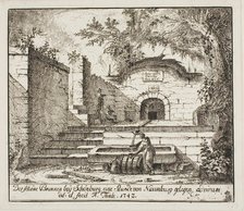 The Beautiful Fountain Near Schönburg, 1743. Creator: Alexander Thiele.
