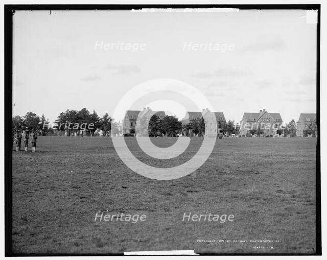 U.S. Army barracks, Plattsburgh, N.Y., c1905. Creator: Unknown.