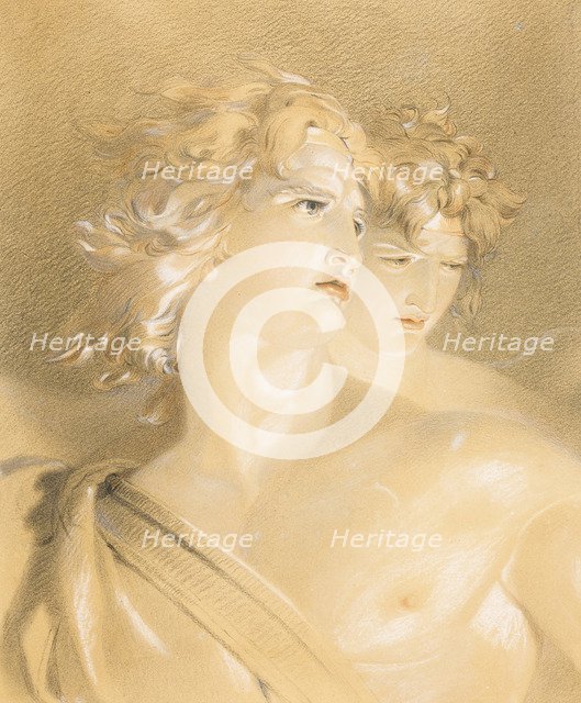 Satan as a fallen angel.