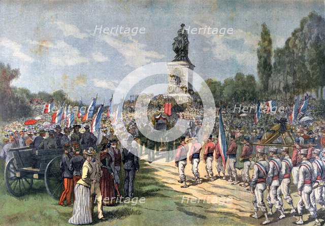 Anniversary of the Battle of Mars-la-Tour, 16 August 1870, (1892). Artist: Henri Meyer