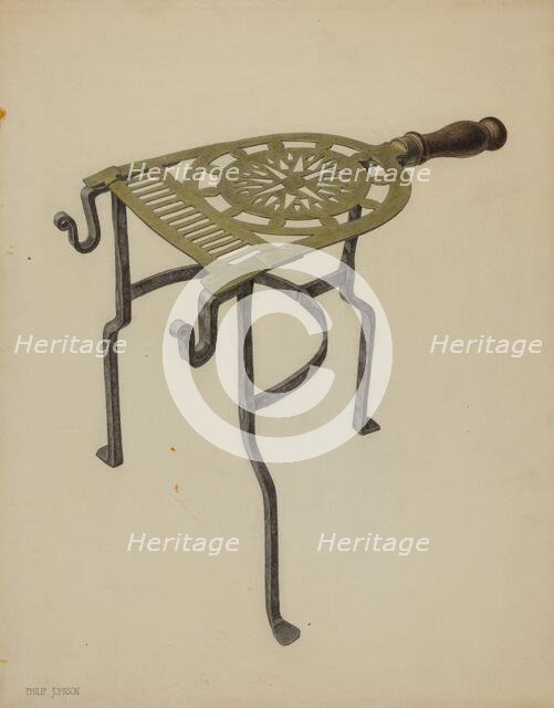 Trivet, c. 1938. Creator: Philip Johnson.