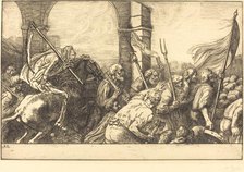 The Triumph of Death: Departure (Le triomphe de la mort: Le depart). Creator: Alphonse Legros.