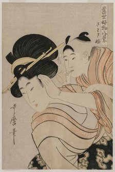 Fond of Noise from the series Eight Views of Favorite Things of Today’s World, late 1790s. Creator: Kitagawa Utamaro (Japanese, 1753?-1806).