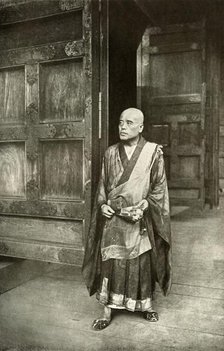'A Priest of Buddha', 1910. Creator: Herbert Ponting.