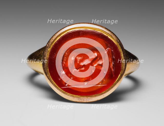 Finger Ring with Engraved Gemstone, Gemstone: 1st century  Ring: modern. Creator: Unknown.