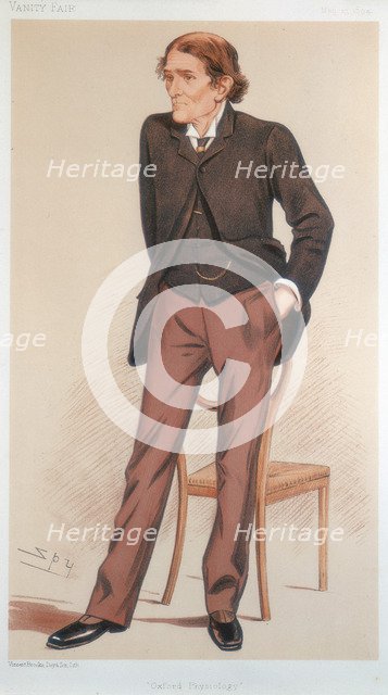 John Scott Burdon-Sanderson, British physiologist, 1894. Artist: Spy