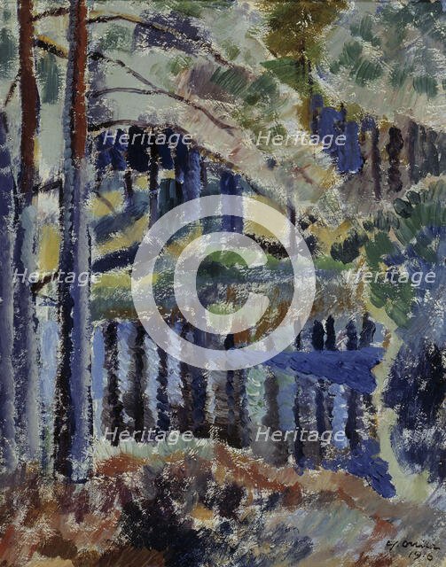 Metsälampi, 1916. Creator: Yrjö Aleksander Ollila.