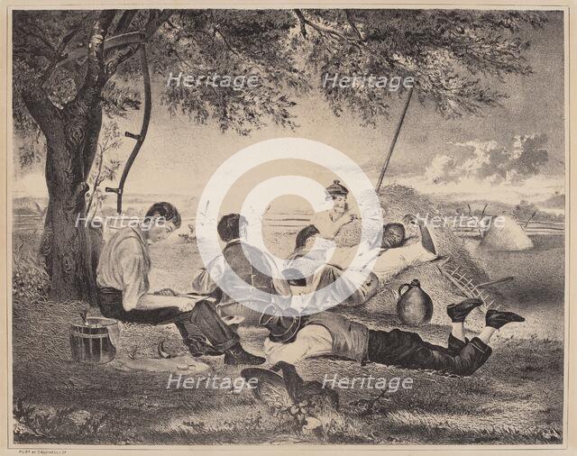 Farmer's Nooning, c. 1840. Creator: Unknown.