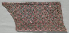 Velvet Fragment, late 1500s - 1600s. Creator: Unknown.