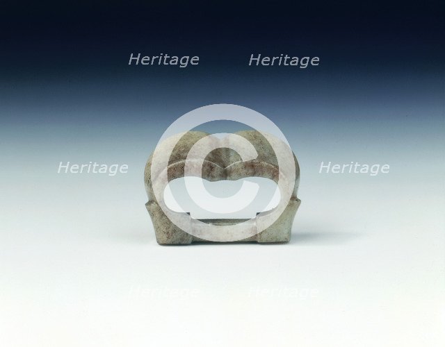 Jade buckle, China, 8th-12th century. Artist: Unknown