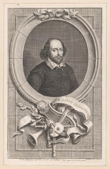 William Shakespeare, 1747. Creator: Jacobus Houbraken.