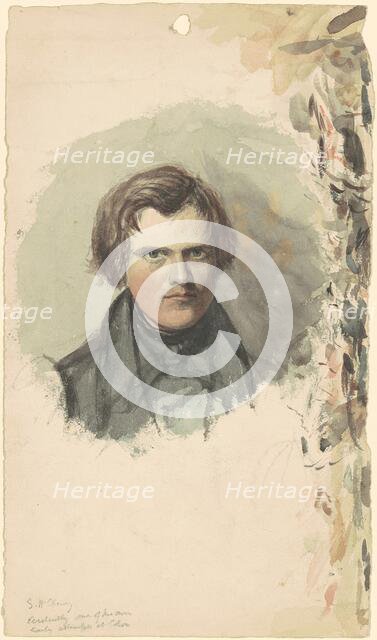Self-Portrait, c. 1830s. Creator: Seth Wells Cheney.