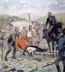 General Methuen surrendering to de la Rey, 2nd Boer War, 7 March 1902.  Artist: Anon