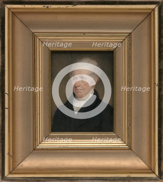 Gilbert Stuart, ca. 1825. Creator: Sarah Goodridge.