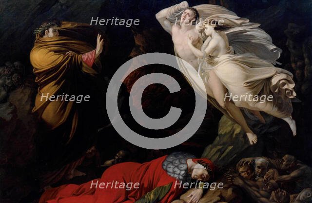 Francesca da Rimini in Dante's Hell, 1810. Creator: Monti, Nicola (1780-1864).