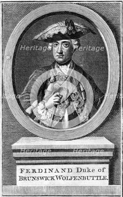 Ferdinand, Duke of Brunswick, (19th century).  Creator: Unknown.