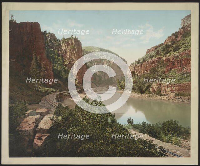 Echo Cliffs, Grand River Canyon, Colo., c1914. Creator: William H. Jackson.