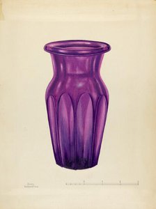 Vase, c. 1940. Creator: John Tarantino.