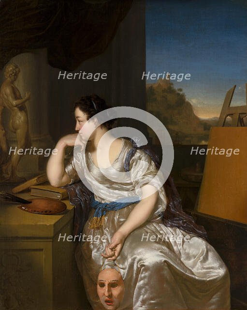 De Schilderkunst (Pictura). Creator: Jan van Mieris.