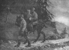 'La Campagne Macedonienne; Sur le front de la 11e armee Serbe; un poste d'observation..., 1916. Creator: Vladimir Betzitch.