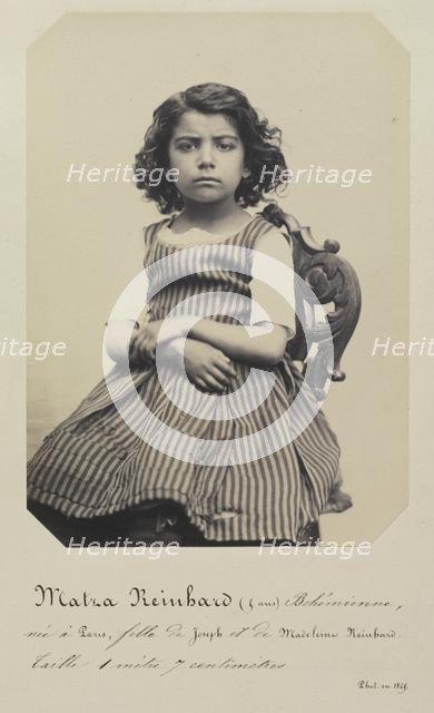 Matra Reinhard, 1868. Creator: Jacques-Philippe Potteau (French, 1807-1876).