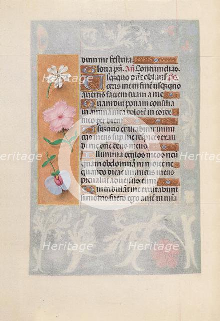 Hours of Queen Isabella the Catholic, Queen of Spain: Fol. 57v, c. 1500. Creator: Master of the First Prayerbook of Maximillian (Flemish, c. 1444-1519); Associates, and.