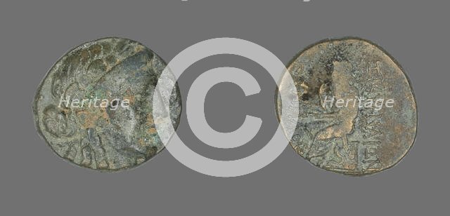 Coin Depicting the God Apollo, 2nd-1st century BCE. Creator: Unknown.