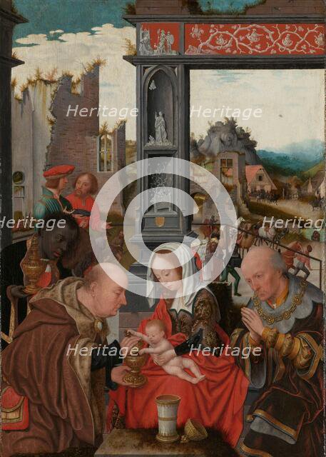The Adoration of the Magi, c.1520-c.1525. Creator: Jan Mostaert.