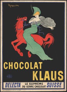 Chocolat Klaus , 1902. Creator: Cappiello, Leonetto (1875-1942).
