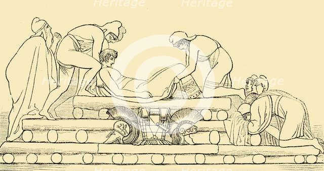 'The Funeral of Hector', 1890.   Creator: Unknown.