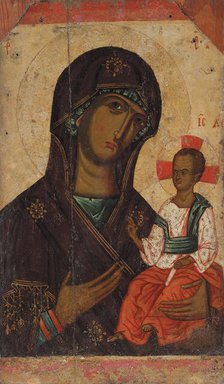 The Virgin Hodegetria of Volyn, First Half of 14th century. Creator: Byzantine Master.