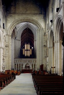 Nave of Ripon Cathedral, Ripon, North Yorkshire, c1965-c1969. Artist: Laurence Goldman