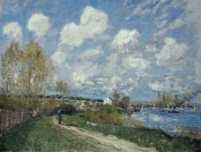 Été à Bougival (Summer at Bougival), 1876. Creator: Sisley, Alfred (1839-1899).