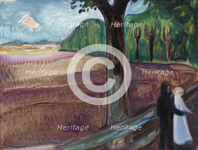 Summer Night (Sommernatt), 1917. Artist: Munch, Edvard (1863-1944)