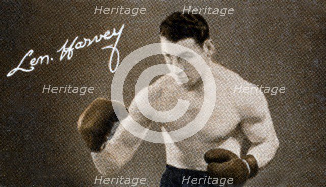 Len Harvey, light heavy weight boxing champion of Great Britain, 1935. Artist: Unknown