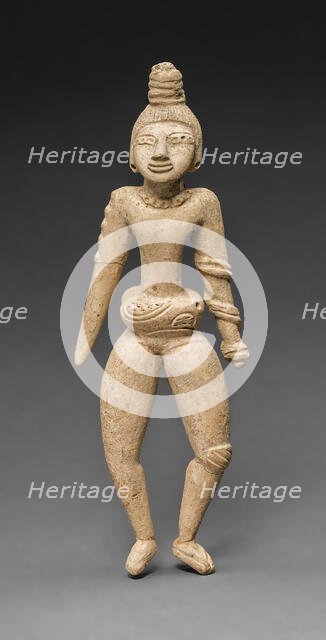 Ballplayer Figurine, A.D. 800/1400. Creator: Unknown.