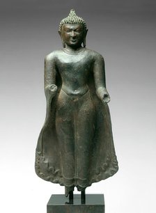 Standing Buddha, Pagan period, 11th/12th century. Creator: Unknown.