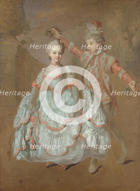 Dancing Children, late 1760s. Creator: Lorens Pasch the Younger.