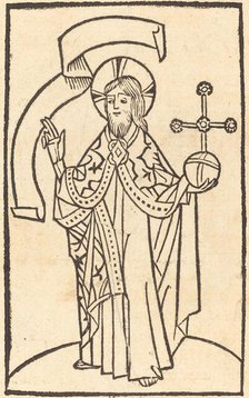 Christ as Salvator Mundi, c. 1475. Creator: Unknown.