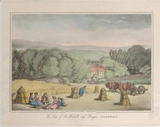 The Seat of M. Mitchell Esq. Hengar, Cornwall, from "Sketches from Nature", 1822., 1822. Creators: Thomas Rowlandson, Joseph Constantine Stadler.