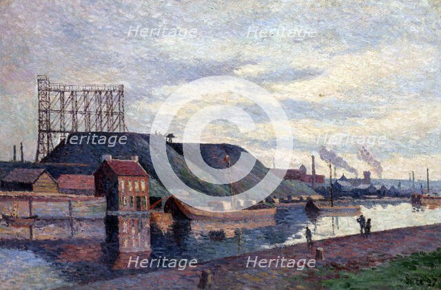 Les terrils de Sacré Madame, 1897. Creator: Maximilien Luce.