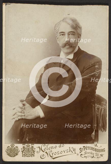 Portrait of Konstantin Stanislavski, before 1917. Creator: Elena Lukinichka Mrozovskaya.