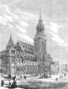 The Royal Academy Prize Architectural Design: an exchange for a large commercial city..., 1862. Creator: Unknown.