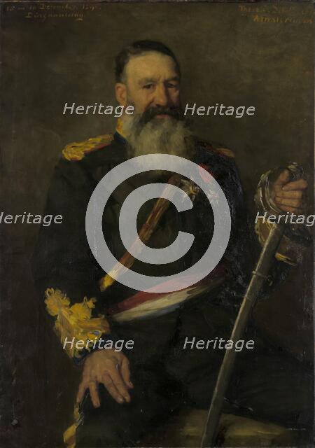 Piet J. Joubert (1831-1900), Commandant-General of the South African Republic, 1890.  Creator: Thérèse Schwartze.