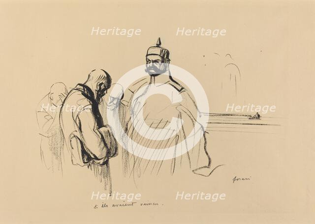 Si ils avaient vaincu, c. 1919. Creator: Jean Louis Forain.